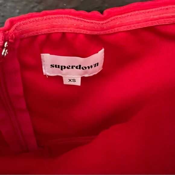 NWT Revolve x Superdown Loraine Slit Maxi Dress in Red | size XS - Picture 5 of 9